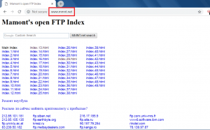 public ftp server list