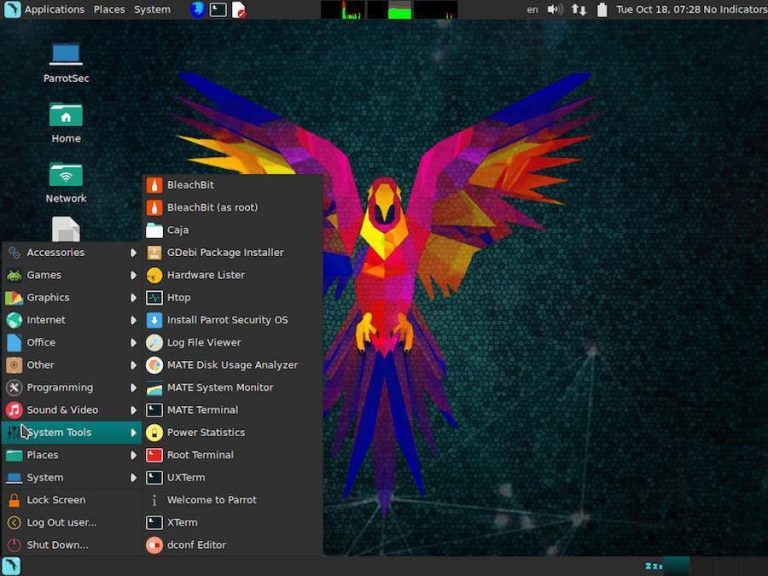 Linux Parrot 4.6, new version of the operating system for pentesters