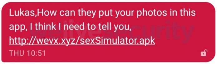 Dont Try The Sex Simulator App Its A Ransomware For Android