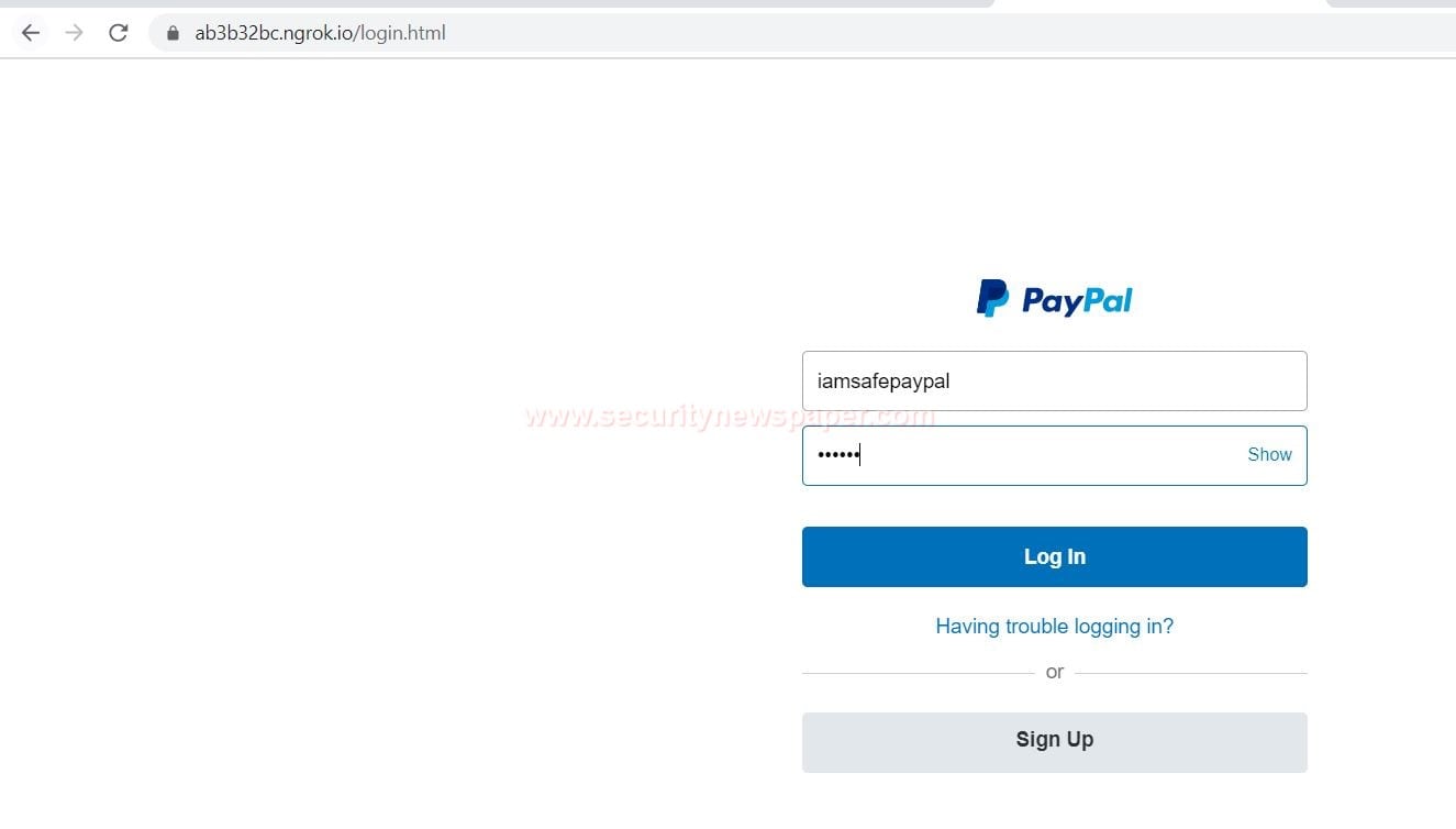 how to create phishing page for any website