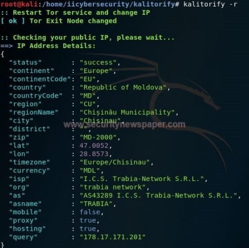 how to install tor proxy in kali linux