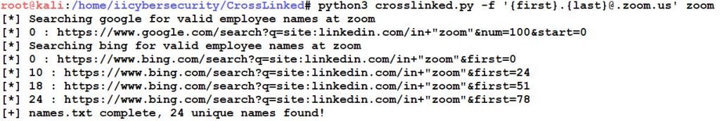  CrossLinked Email Search