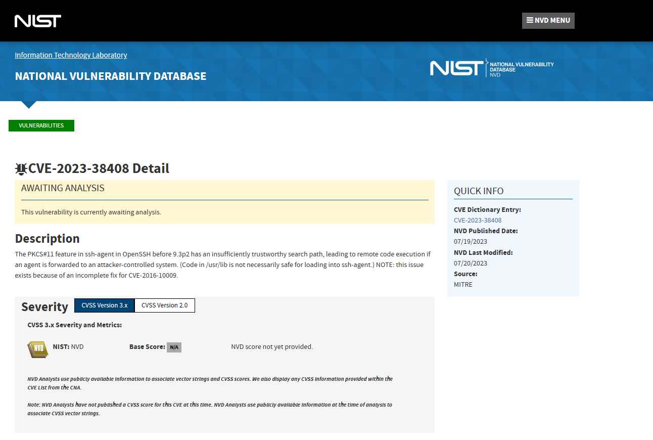 CVE202338408 OpenSSH flaw allows infecting servers with malicious